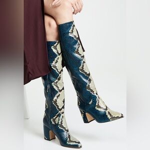 Sam Edelman Hai Tall snake print Boots Size: 6.5
